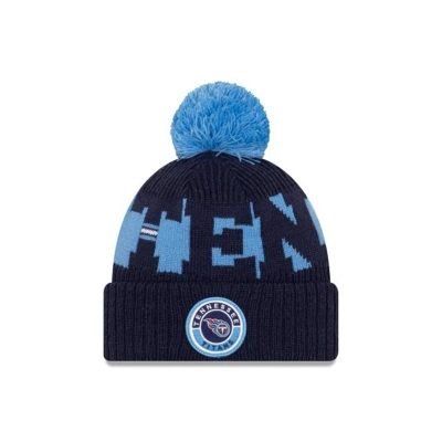 Blue Tennessee Titans Hat - New Era NFL Cold Weather Sport Knit Beanie USA3498650